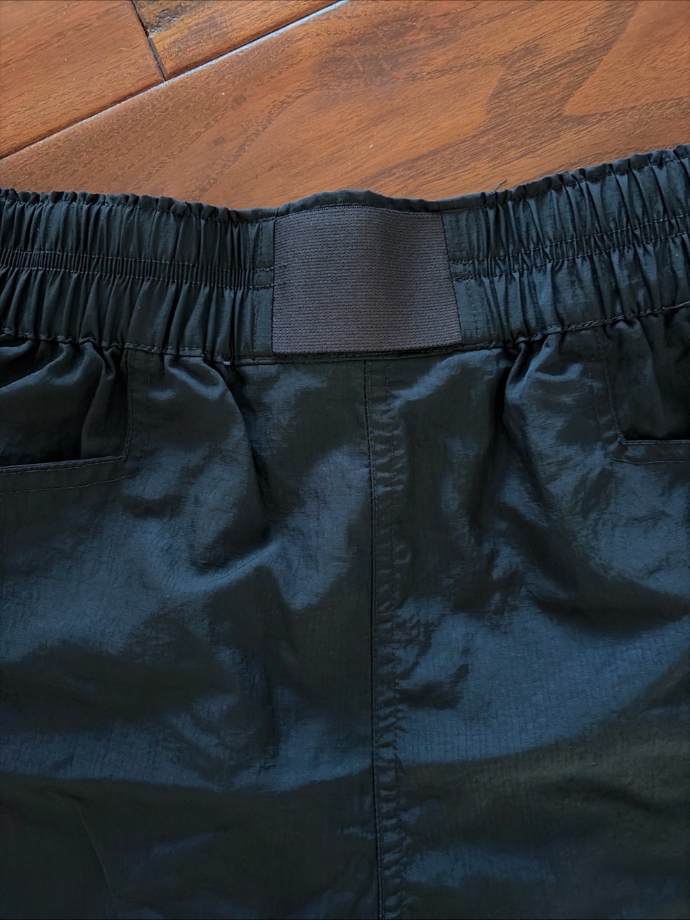 PrAna Crossback Shorts Women's S Black Recycled Nylon Elastic Waist Hiking - Picture 2 of 9